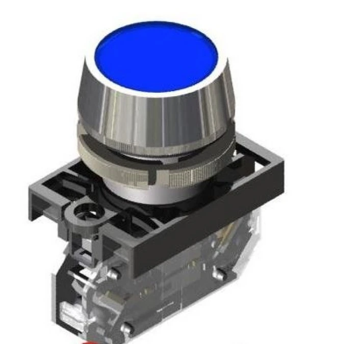 Lampka sygnalizacyjna 22mm niebieska 24‑230V AC/DC IP66/67 NEK22MLD W0‑LDU1‑NEK22MLD N - obrazek 1
