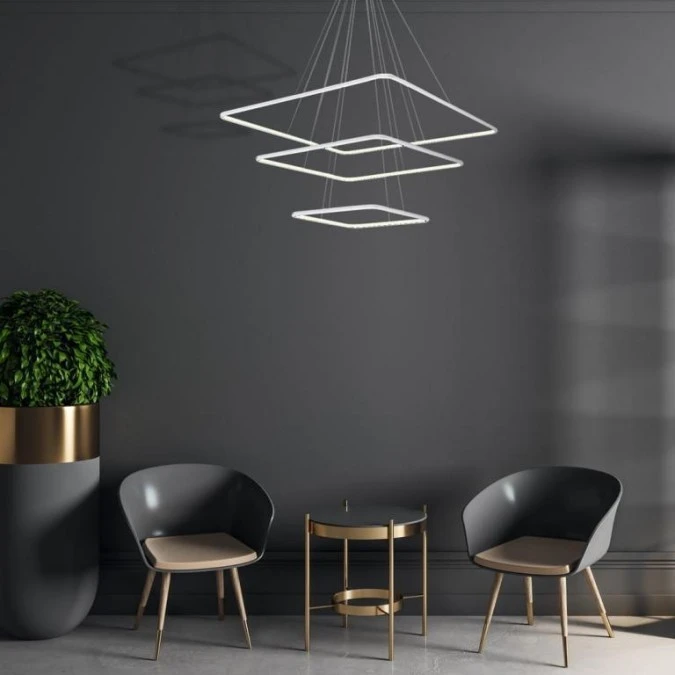 LAMPA WISZĄCA NIX WHITE 117W LED ML515 Milagro - obrazek 3