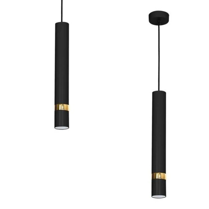 Lampa wisząca JOKER BLACK/GOLD 1xGU10 MLP6079 Milagro - obrazek 2