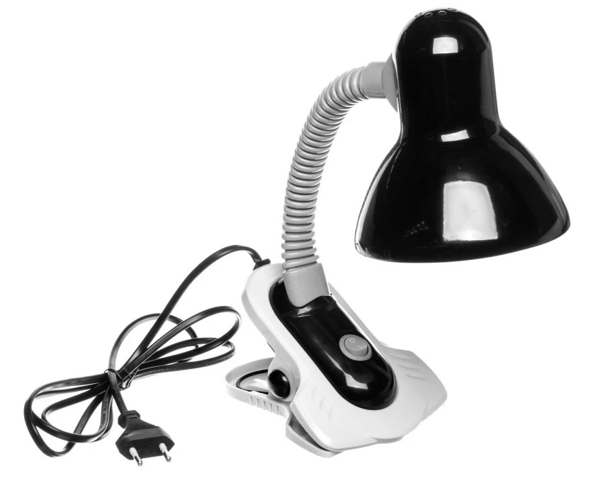 Lampka biurkowa max 10W LED E27 IP20 II klasa SUZI HR‑60‑B czarny 07151 - obrazek 1