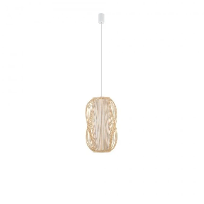 Lampa wisząca sufitowa PUKET M bambusowy klosz 11161 Nowodvorski - obrazek 1