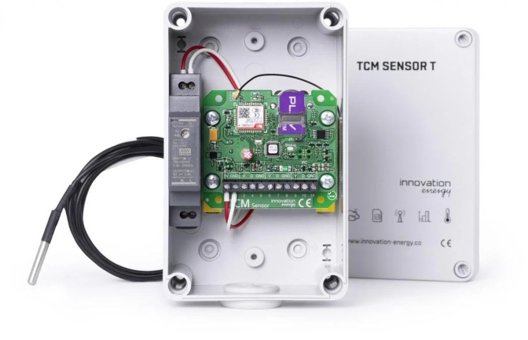 Monitor temperatury TCM Sensor T 230V AC z kartą SIM i czujnikiem temperatury - obrazek 2