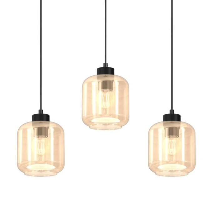 Lampa wisząca SOMBRA AMBER 3xE27 MLP8371 Milagro - obrazek 2