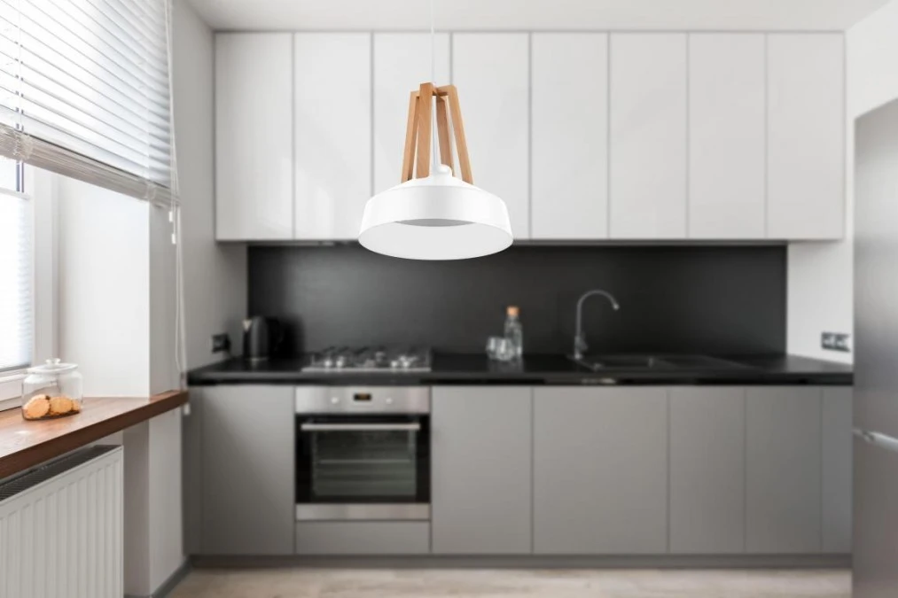 Lampa wisząca loftowa 1xE27 TRIX WHITE II - obrazek 2