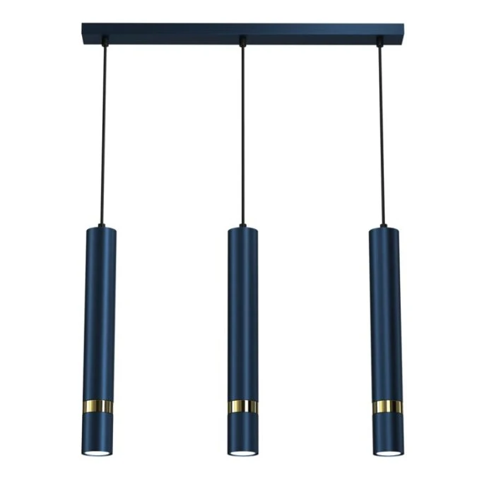 Lampa wisząca JOKER NAVY BLUE/GOLD 3xGU10 MLP7726 Milagro - obrazek 1