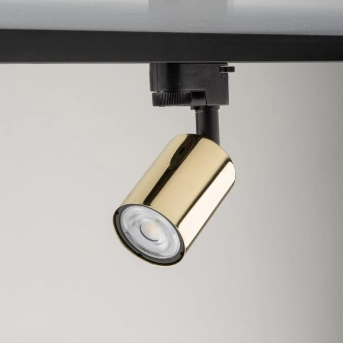 Lampa reflektor na szynę 1 fazowy złoty TRACER GOLD GU10 4921 TK Lighting - obrazek 2