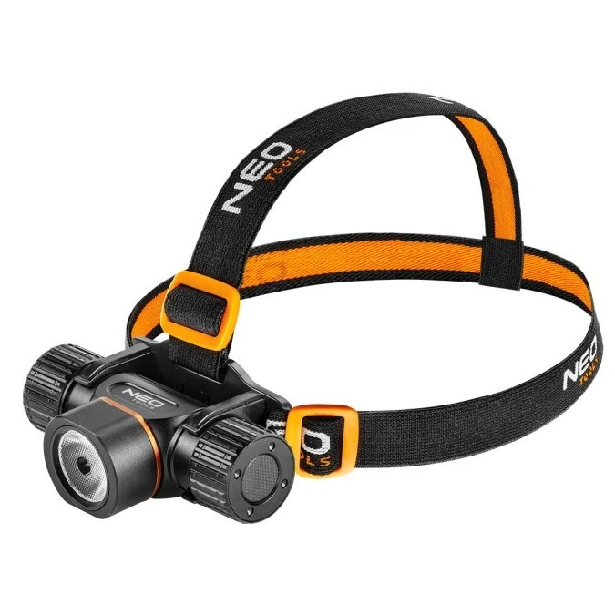Latarka czołowa akumulatorowo bateryjna USB 2000lm dioda CREE XHP50.2 LED 99‑029 - obrazek 1