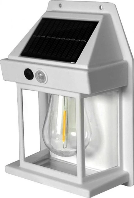 LANTER SOLAR W NW 100lm ‑ Kinkiet LED elewacyjny SOLAR z czujnikiem ruchu PIR GXSO025