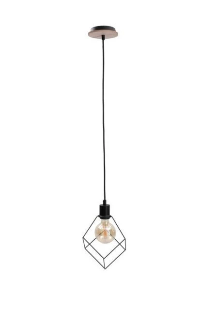 Lampa wisząca loftowa 1xE27 RUBEN WOOD - obrazek 1