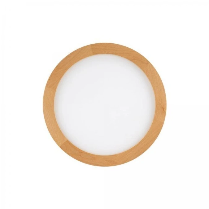 Lampa sufitowa okrągła średnica 30cm drewniana AQUA WOOD BUK 24W LED 18004 TK Lighting - obrazek 1