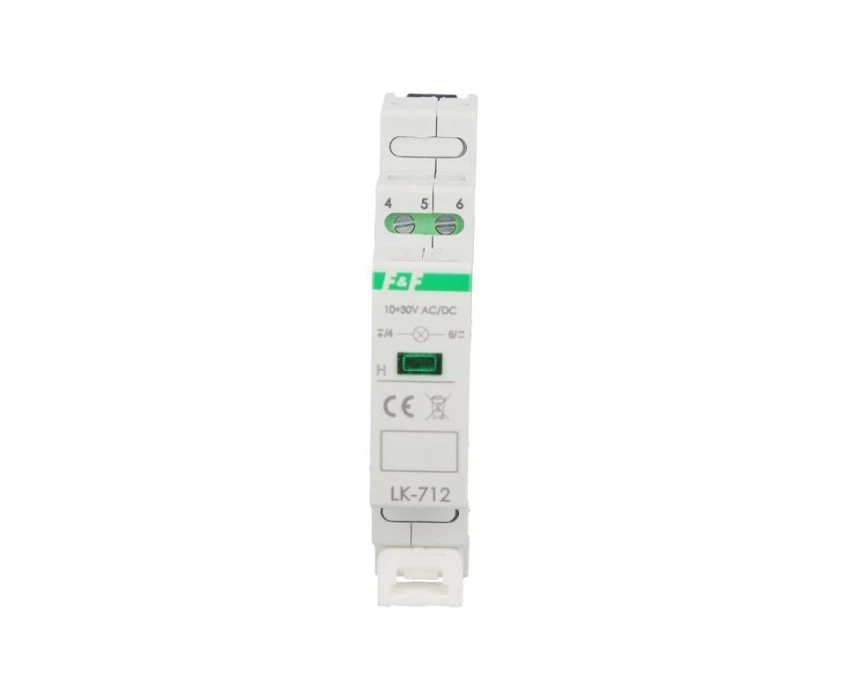 Lampka modułowa 1‑fazowa zielony 10‑30V AC/DC LK‑712G‑10‑30V - obrazek 1