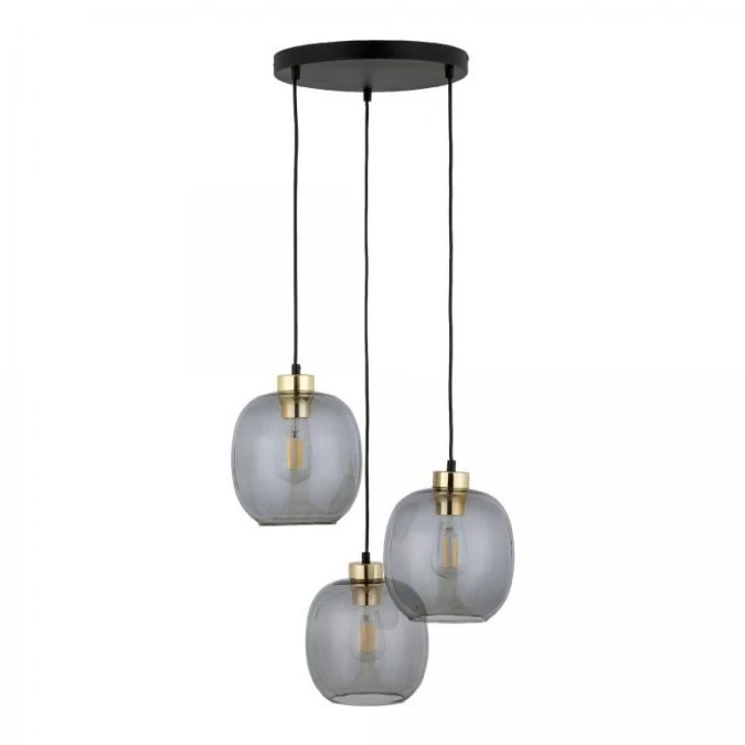 Lampa wisząca z 3 szkalnymi kloszami na E27 OMEGA 4573 TK Lighting - obrazek 2