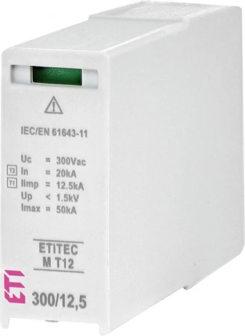 Moduł wymienny ogranicznika przepięć typ T1+T2 (B+C) MOD.ETITEC SM T12 300/12,5 002440552 - obrazek 1