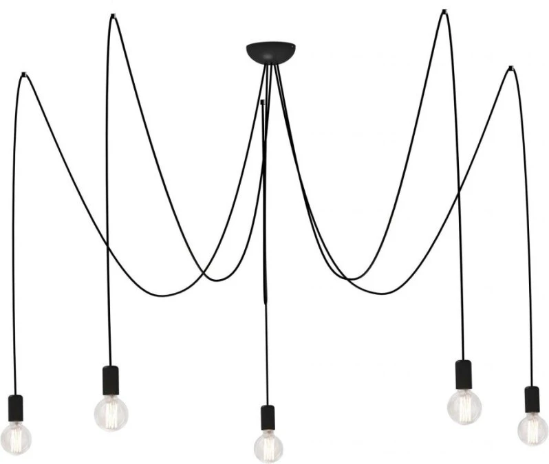 LAMPA WISZĄCA SPIDER BLACK V 6788 Nowodvorski - obrazek 1