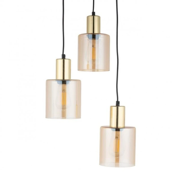 Lampa wisząca SIERRA złota 6667 TK Lighting - obrazek 2