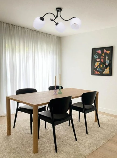 Lampa sufitowa BELLA szklane klosze kielichy K‑5185 Kaja Lighting - obrazek 3