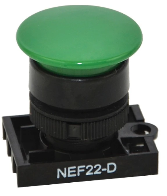 Napęd grzybkowy 22mm zielony NEF22‑D W0‑N‑NEF22‑D Z - obrazek 3