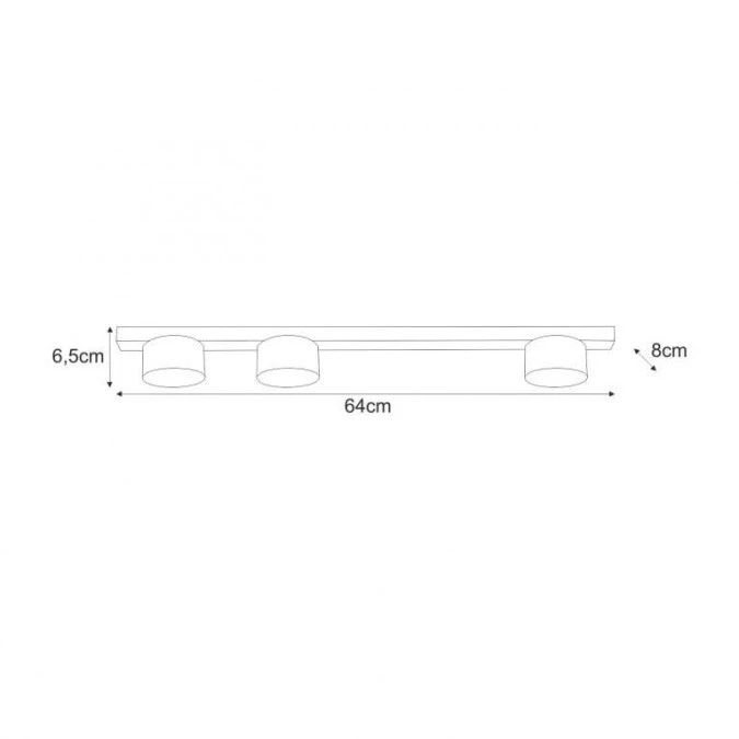 Lampa sufitowa K‑5531 z serii CRUZ Kaja Lighting - obrazek 2