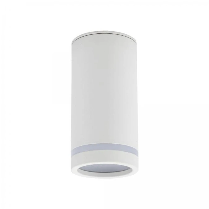 Lampa sufitowa spot biały – tuba natynkowa JET WHITE DOWNLIGHT 1* GU10 6919 TK Lighting - obrazek 1