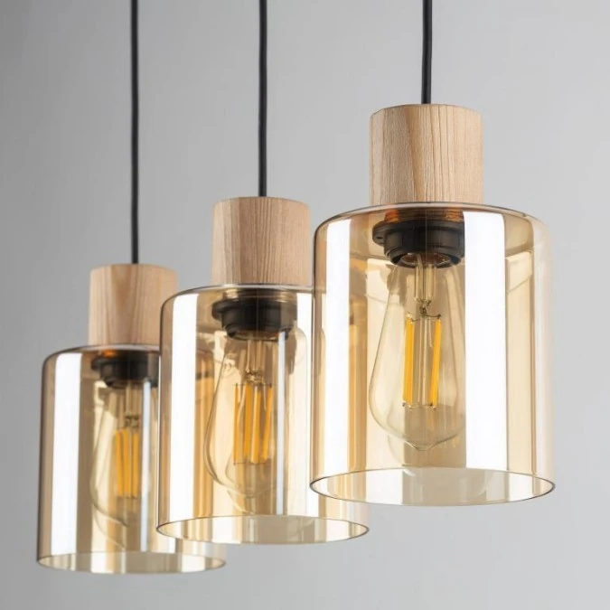 Lampa wisząca ORSON 3 ‑ punktowa Bursztyn 4568 TK Lighting - obrazek 3