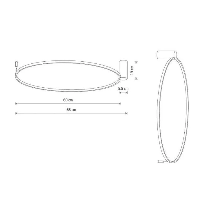 Lampa ścienno‑sufitowa CIRCOLO LED M 11402 Nowodvorski - obrazek 2