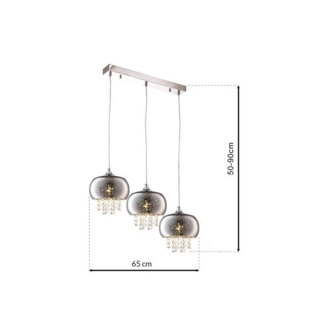 LAMPA WISZĄCA STARLIGHT 3xE14 ML3787 Milagro - obrazek 1