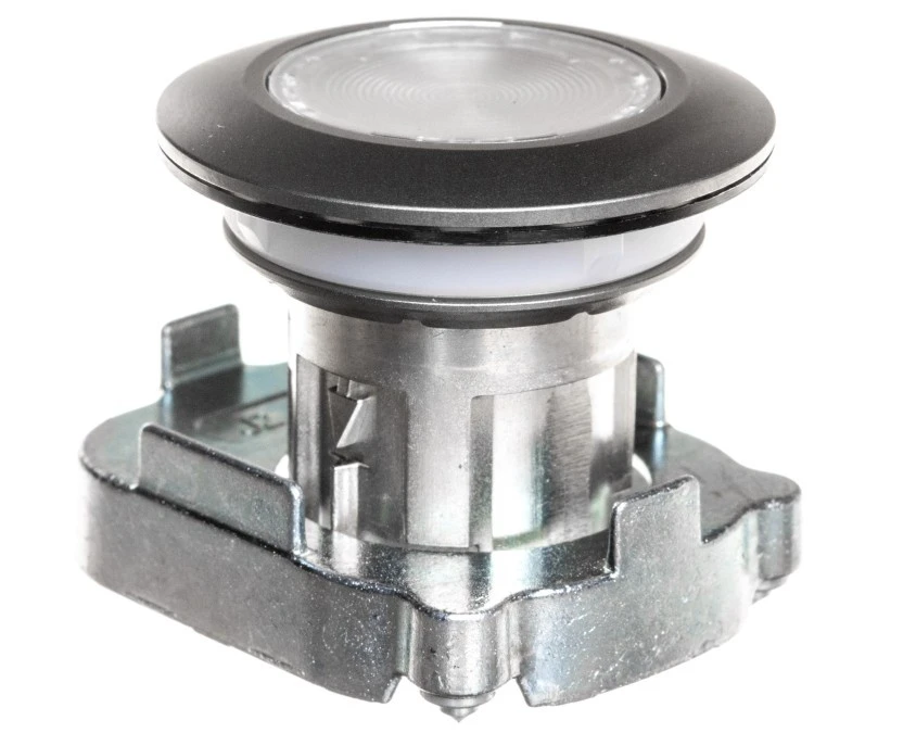 Lampka sygnalizacyjna 30mm bezbarwna płaska metal IP69k SIRIUS ACT 3SU1061‑0JD70‑0AA0 - obrazek 2