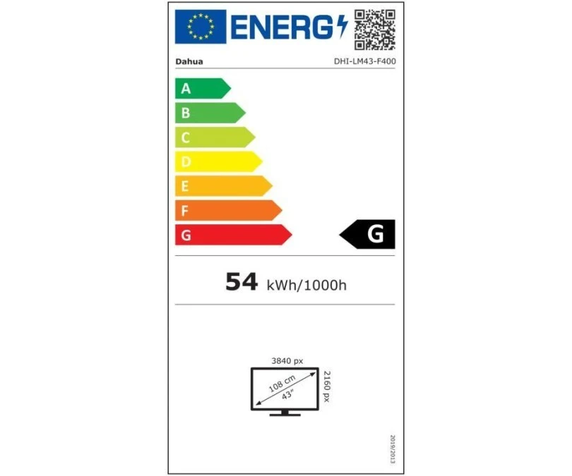 MONITOR VGA, HDMI, AUDIO LM43‑F400 43 ‑ 4K UHD DAHUA - obrazek 2