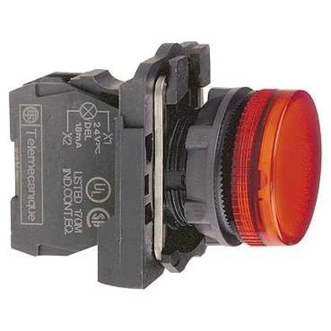 Lampka sygnalizacyjna 22mm czerwona 230V AC XB5AVM4 - obrazek 3