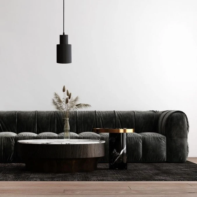 Lampa wisząca Tokio 1 Tuba duża czarna LP‑787/1P L BK Light Prestige - obrazek 3