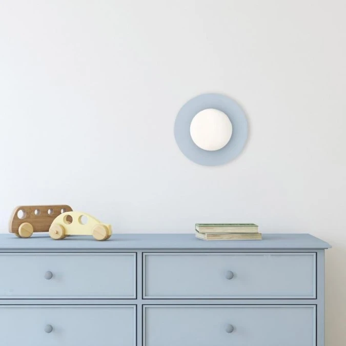 Lampa sufitowa/ścienna PIXI BLUE szklany klosz 10230 TK Lighting - obrazek 2