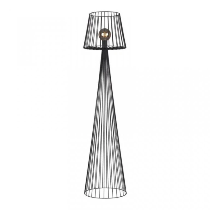 Lampa stojąca czarna, druciana, industrialna z serii SOUL BLACK K‑4643 Kaja Lighting - obrazek 1