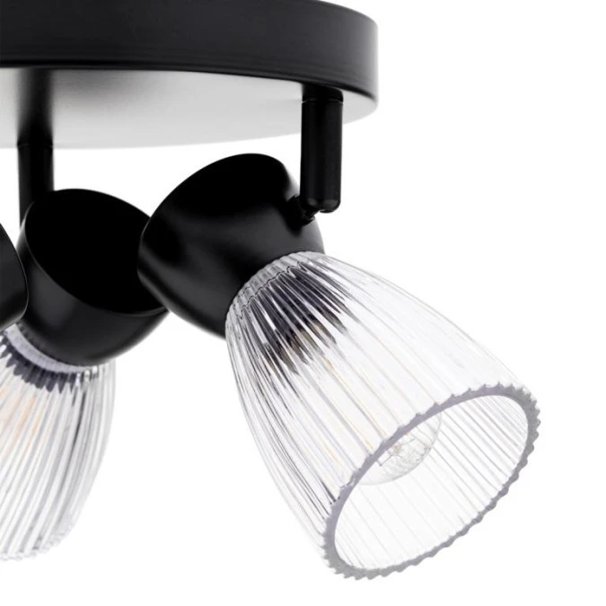 Lampa sufitowa BEST BLACK 3xE14 (round) ML9973 Milagro - obrazek 2
