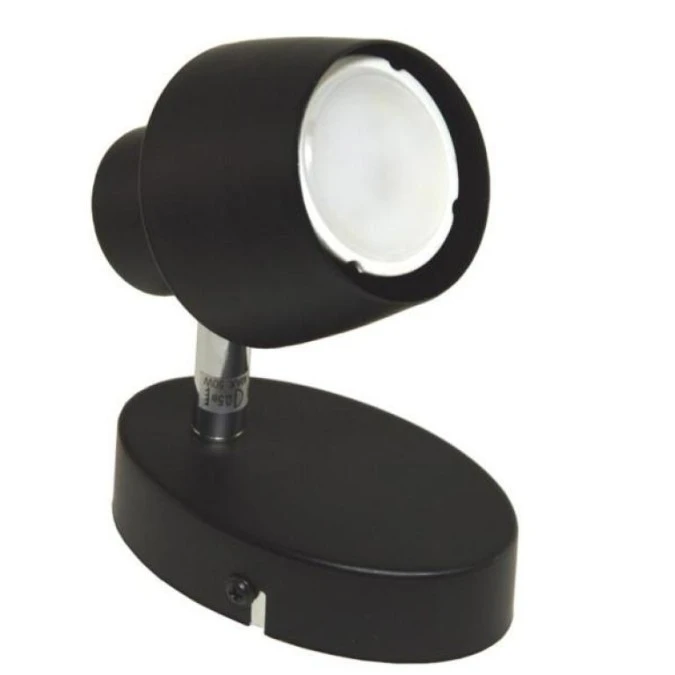 Lampa spotlight Kipp 1xGU10 czarna - obrazek 1