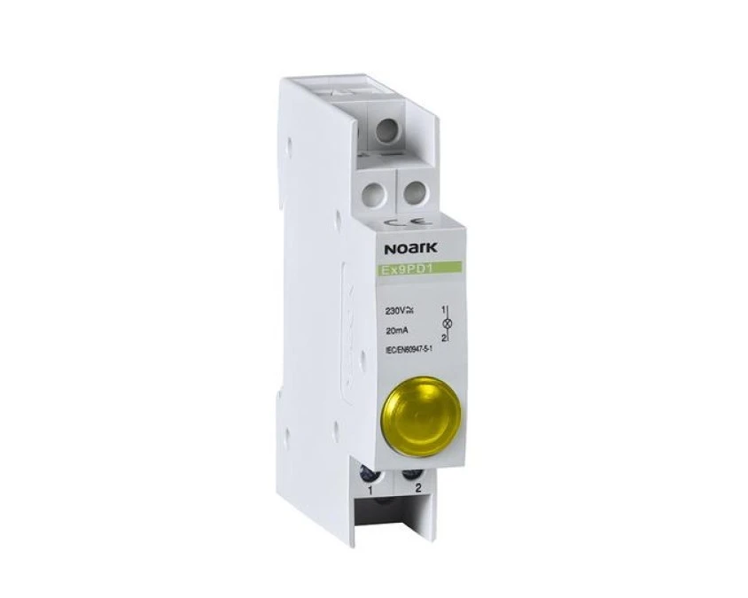 Lampka modułowa 1F żółta 230V AC/DC Ex9PD1y ‑ 102438 Noark - obrazek 2