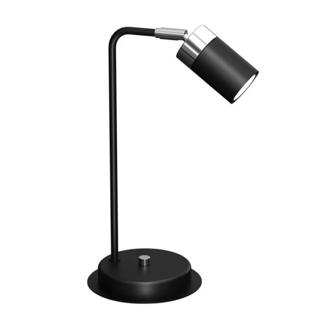 Lampka nocna JOKER BLACK/CHROME 1xGU10 MLP7749 Milagro - obrazek 1