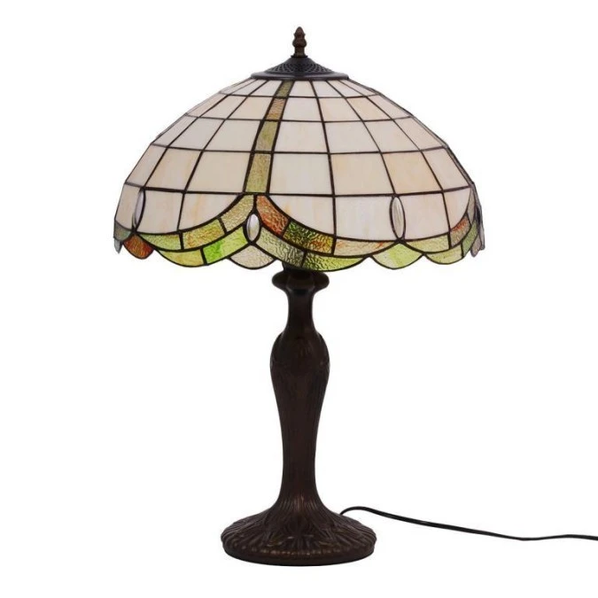 Lampka stołowa PAPI z witrażowym kolorowym kloszem na E27 K‑G162166 Kaja Lighting - obrazek 1