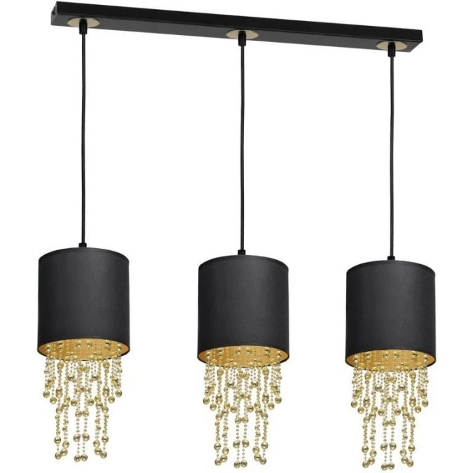 Lampa wisząca ALMERIA BLACK/GOLD 3xE27 MLP64400 Milagro - obrazek 2