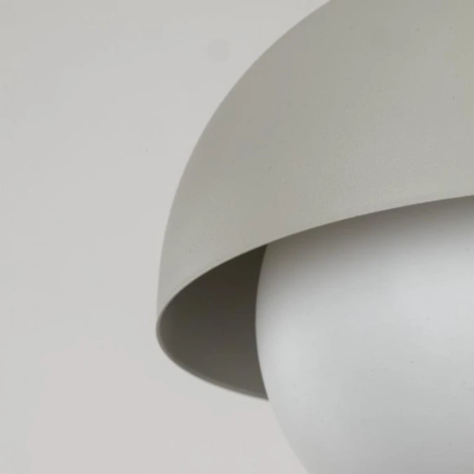Lampa wisząca BONO beżowa w skandynawskim stylu, szklany klosz na G9 10205 TK Lighting - obrazek 3