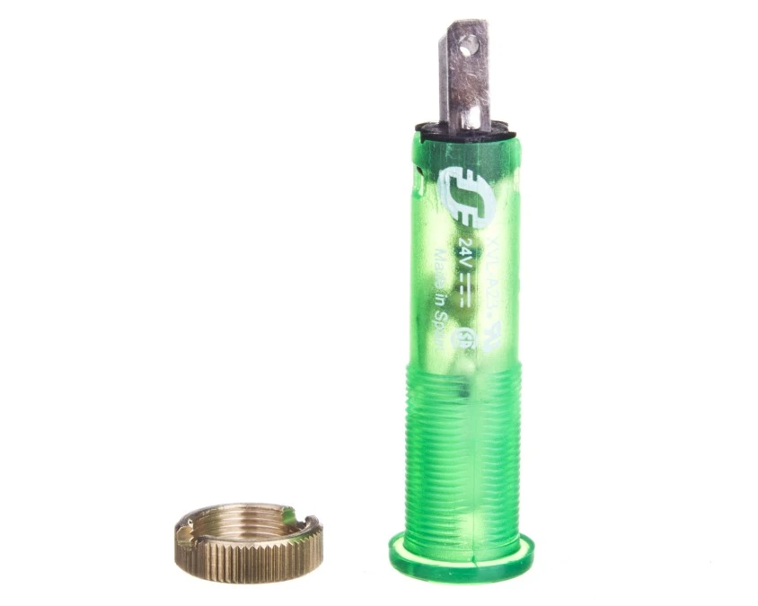 Lampka sygnalizacyjna 8mm zielona 24V DC XVLA233 - obrazek 1