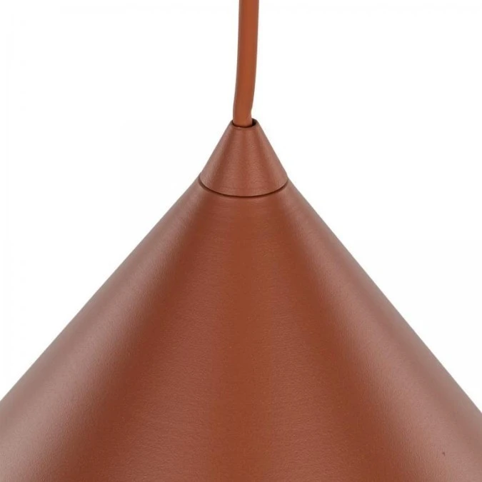 Lampa wisząca CONO w kolorze ceglanym do nowoczesnego salonu, gwint na E27 10089 TK Lighting - obrazek 2