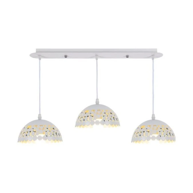 Lampa wisząca LISA WHITE 3xE27 ML6139 Milagro - obrazek 1