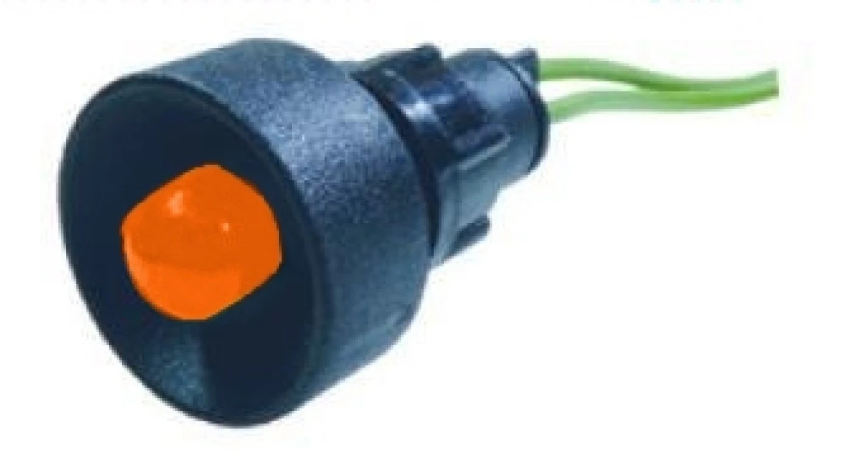 Lampka sygnalizacyjna LED 10mm pomarańczowa Klp10O/24V 84410008 - obrazek 3