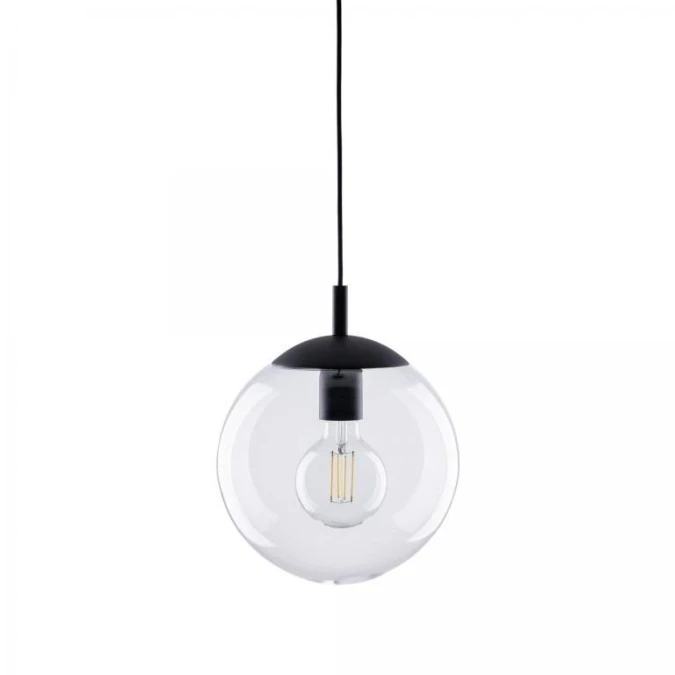 Lampa wisząca szklana 25cm średnicy ESME 3266 transparentne szkło TK Lighting - obrazek 3