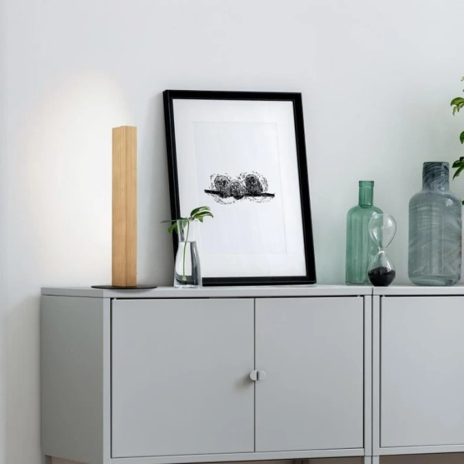 Lampka nocna z drewna 36W LED TEO 1412 TK Lighting - obrazek 2