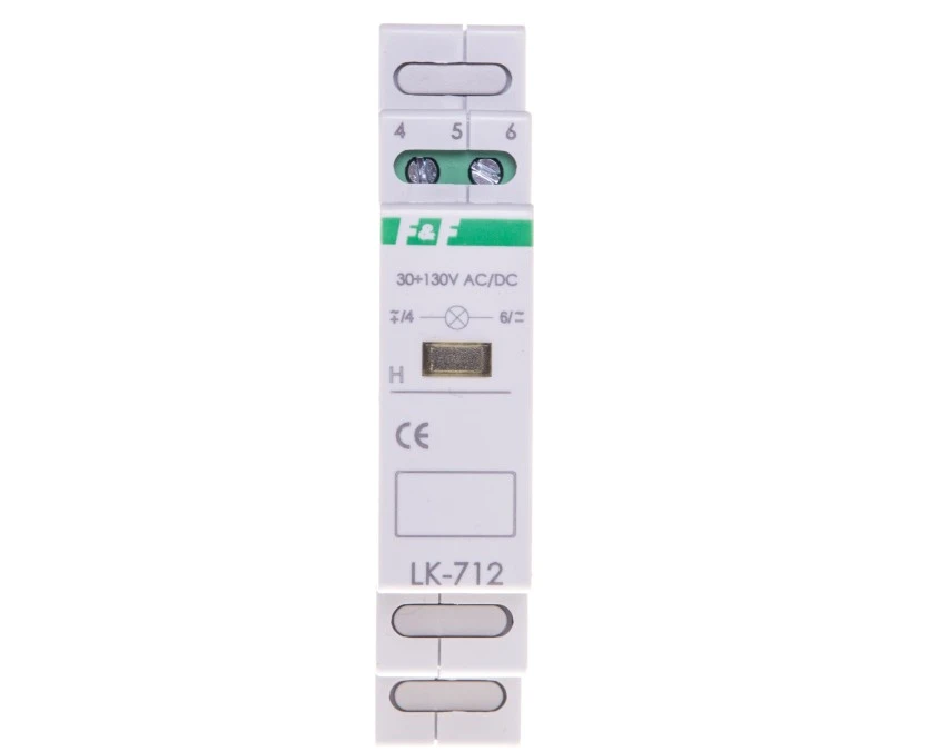 Lampka modułowa 1‑fazowa żółta 30‑130V AC/DC LK‑712Y‑30‑130V - obrazek 1