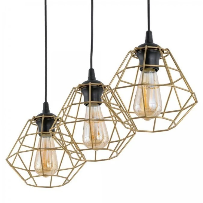 Lampa wisząca DIAMOND NEW 3 ‑ punktowa Złoty proszek 4642 TK Lighting - obrazek 3