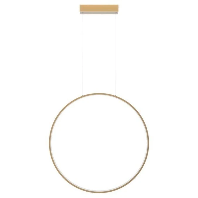 Lampa wisząca Mirror wisząca duża złota CCT LP‑999/1P L GD CCT Light Prestige - obrazek 1