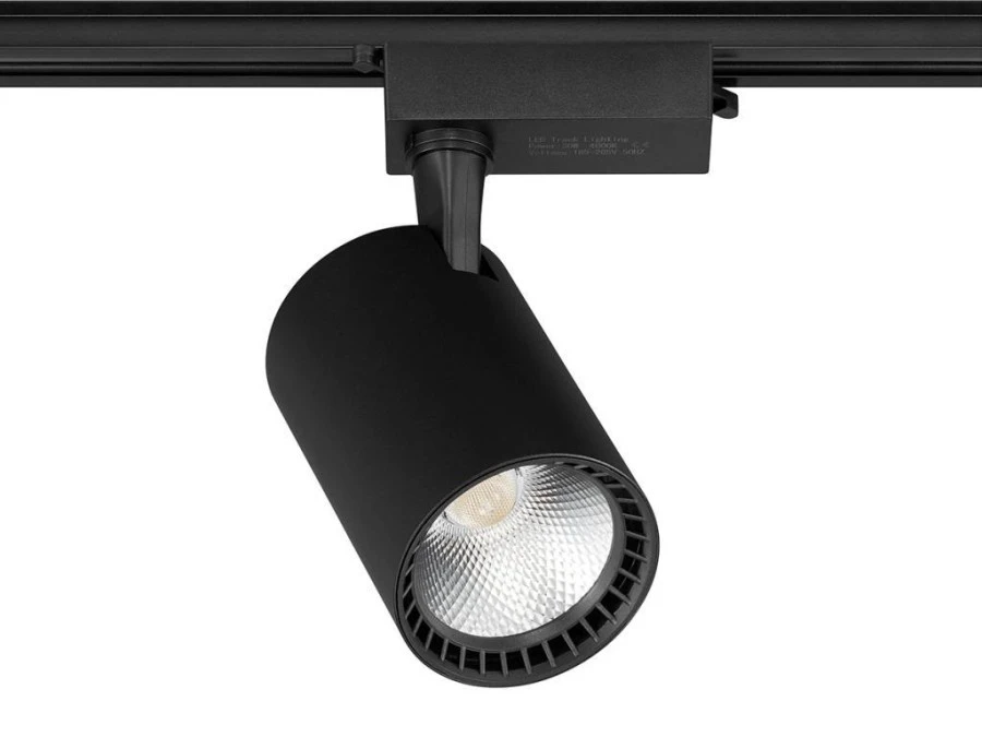 Lampa Szynowa LED 20W 4000K ECO Czarna Jednofazowa - obrazek 1