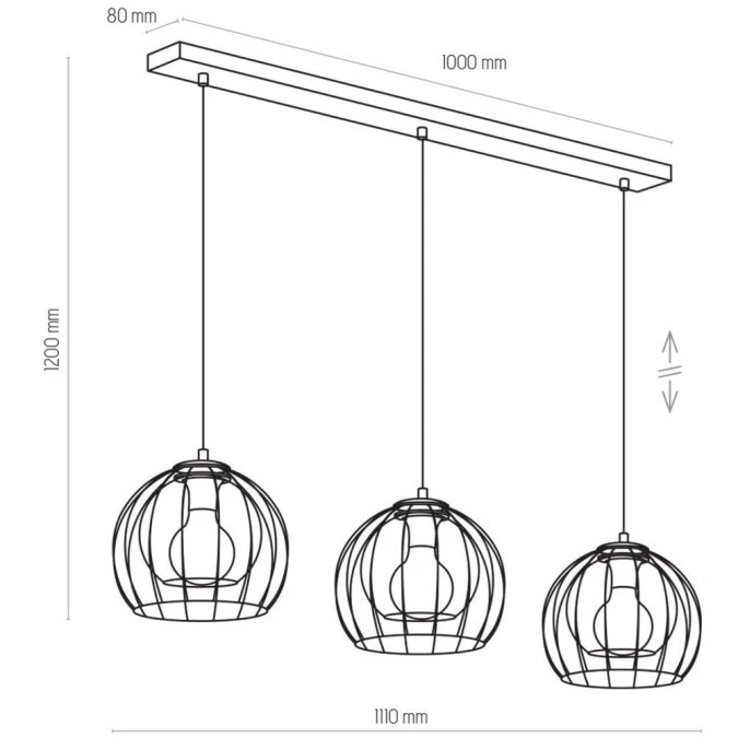 Lampa wisząca UNIVERSO 4483 TK LIGHTING - obrazek 3
